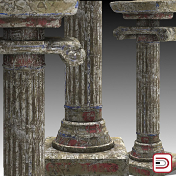 Second Life Marketplace - [Danielito] Ancient Roman Pillar